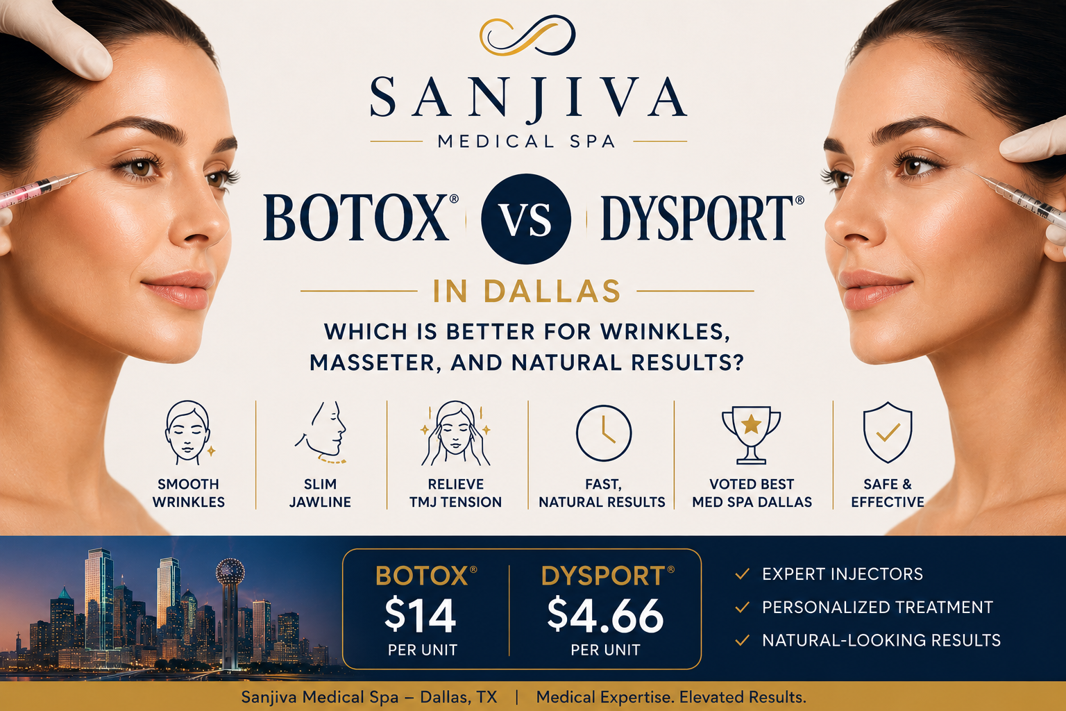 Botox vs Dysport in Dallas