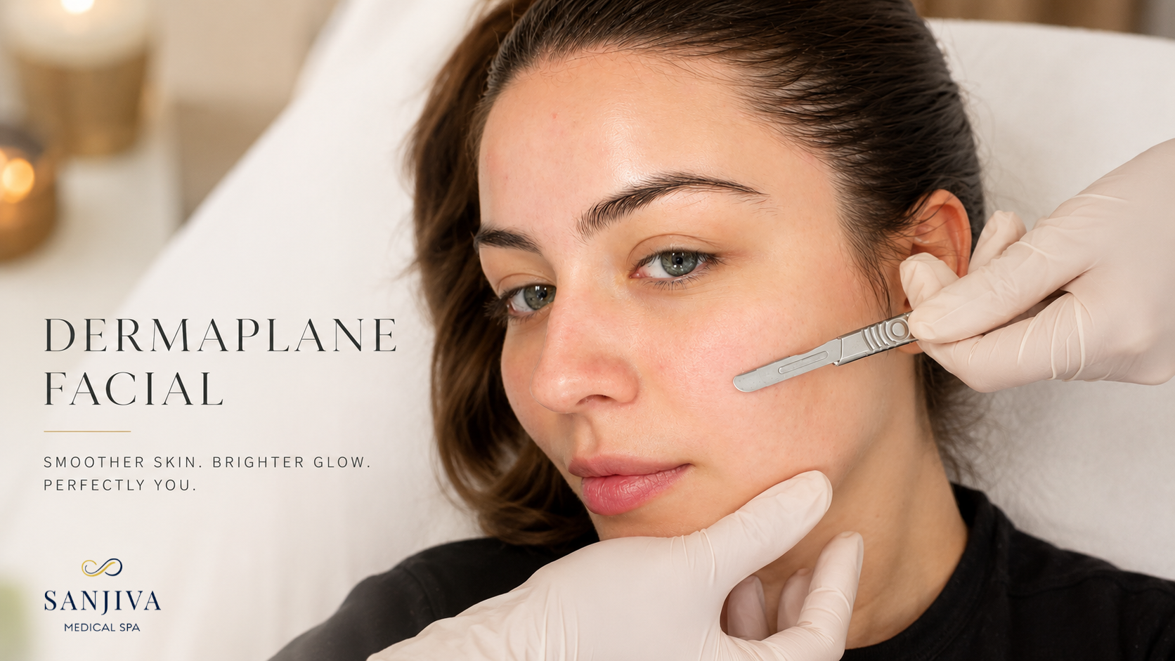 Dermaplane facial treatment in Dallas at Sanjiva Medical Spa